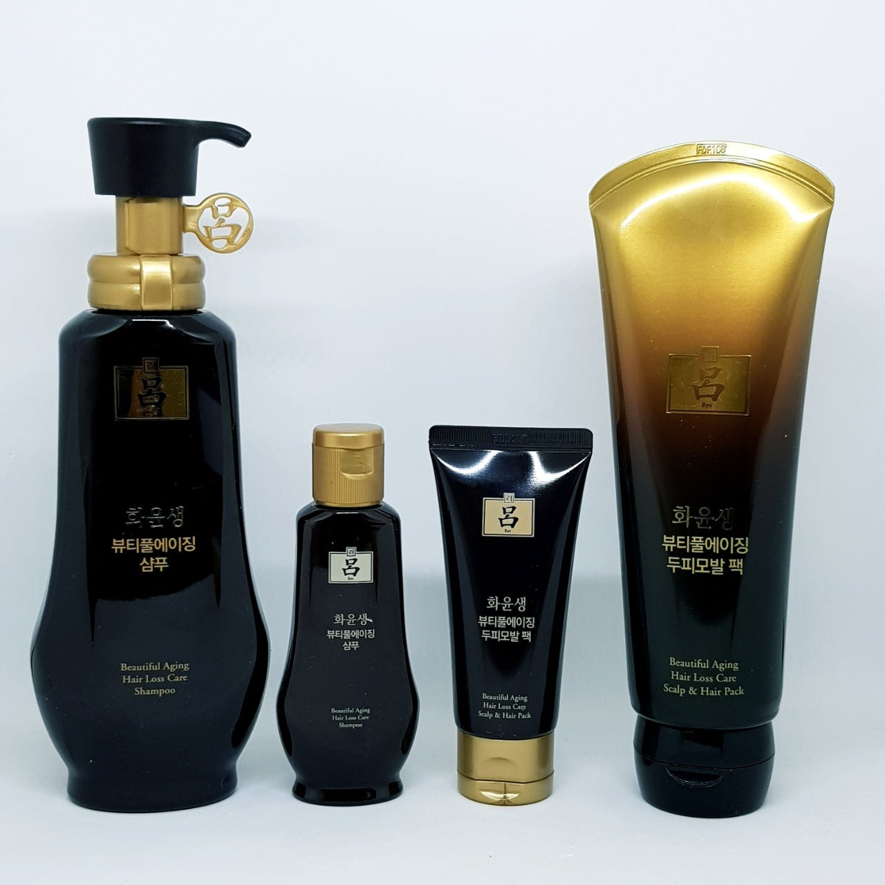 Amore Pacific Ryo Hwayoon Beautiful Aging Hair Loss Care Shampoo & Hair Pack Set