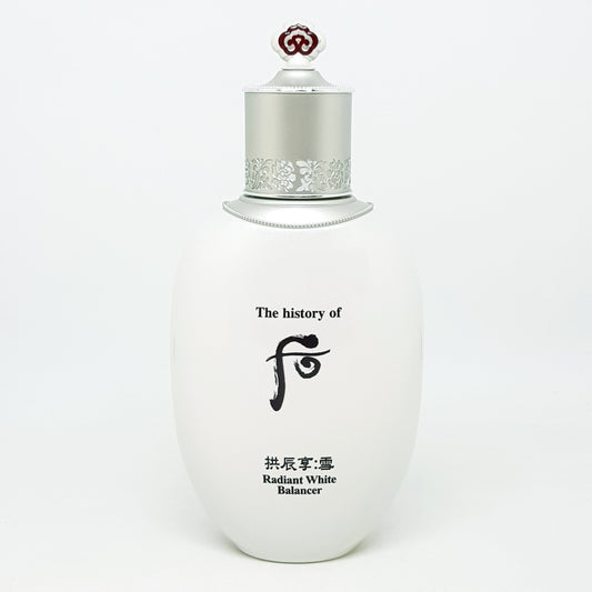 The history of Whoo Gongjinhyang Seol Radiant White Balancer 150ml