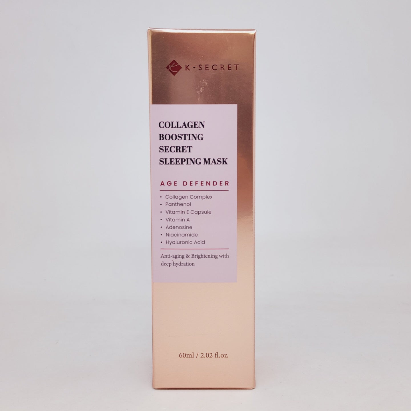 K-SECRET Collagen Boosting Secret Sleeping Mask 60ml Overnight Hydration Care
