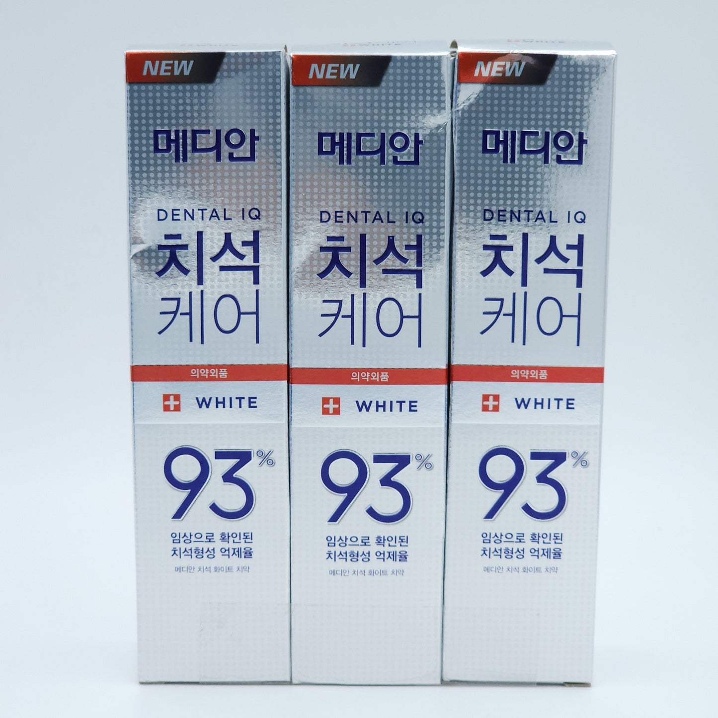 MEDIAN Dental IQ 93% Toothpaste 120g x 3ea 4 Type White Green Blue Red K-Beauty
