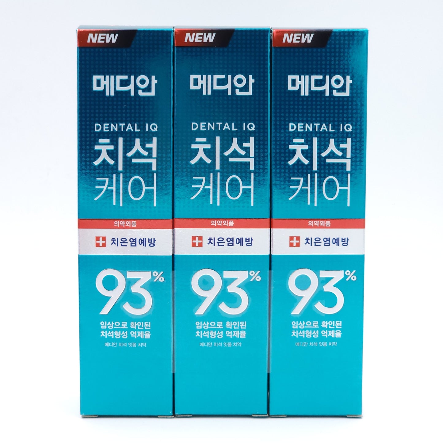 MEDIAN Dental IQ 93% Toothpaste 120g x 3ea 4 Type White Green Blue Red K-Beauty