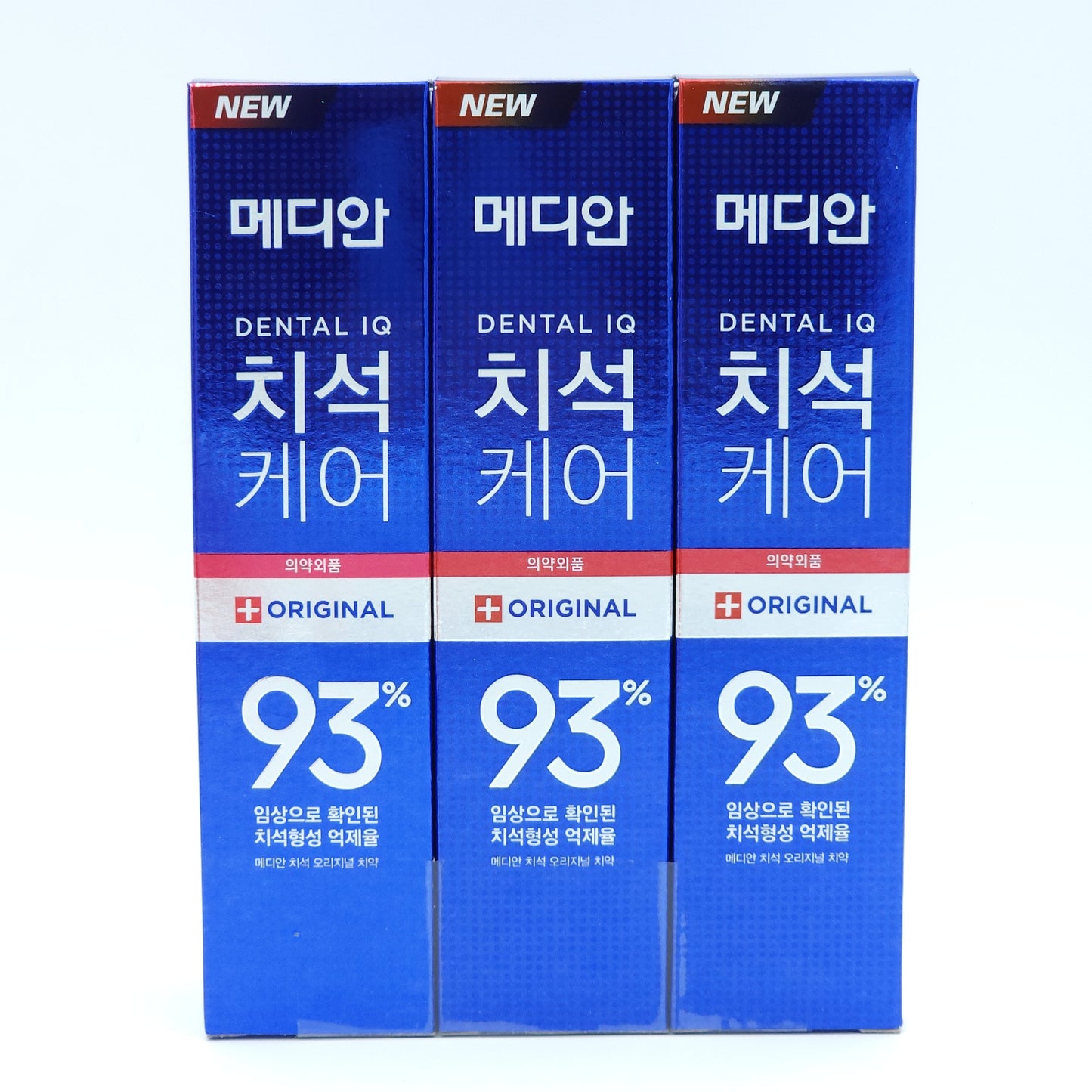 MEDIAN Dental IQ 93% Toothpaste 120g x 3ea 4 Type White Green Blue Red K-Beauty