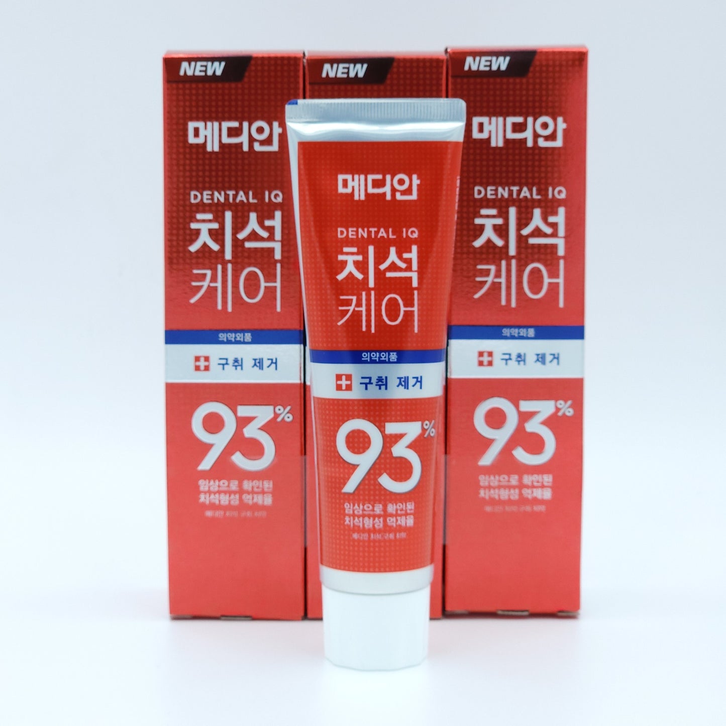 MEDIAN Dental IQ 93% Toothpaste 120g x 3ea 4 Type White Green Blue Red K-Beauty