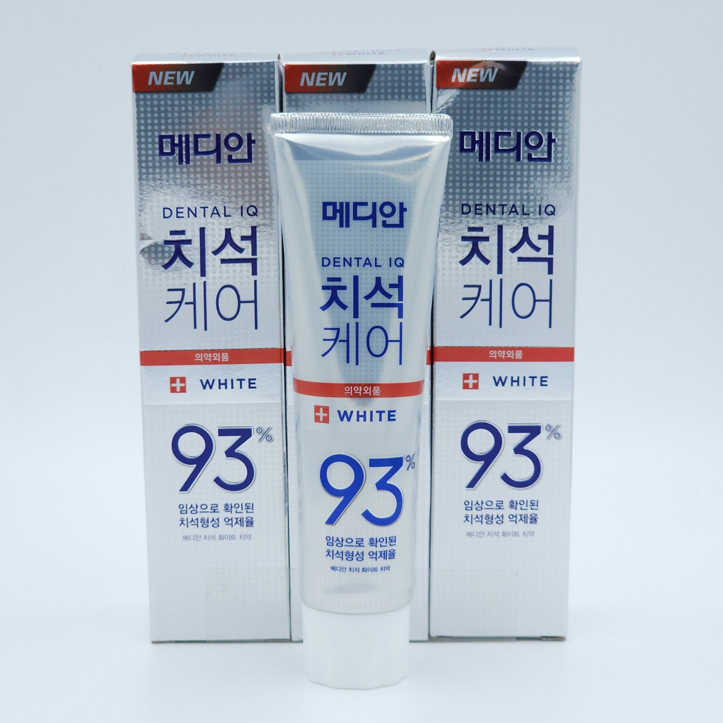 MEDIAN Dental IQ 93% Toothpaste 120g x 3ea 4 Type White Green Blue Red K-Beauty