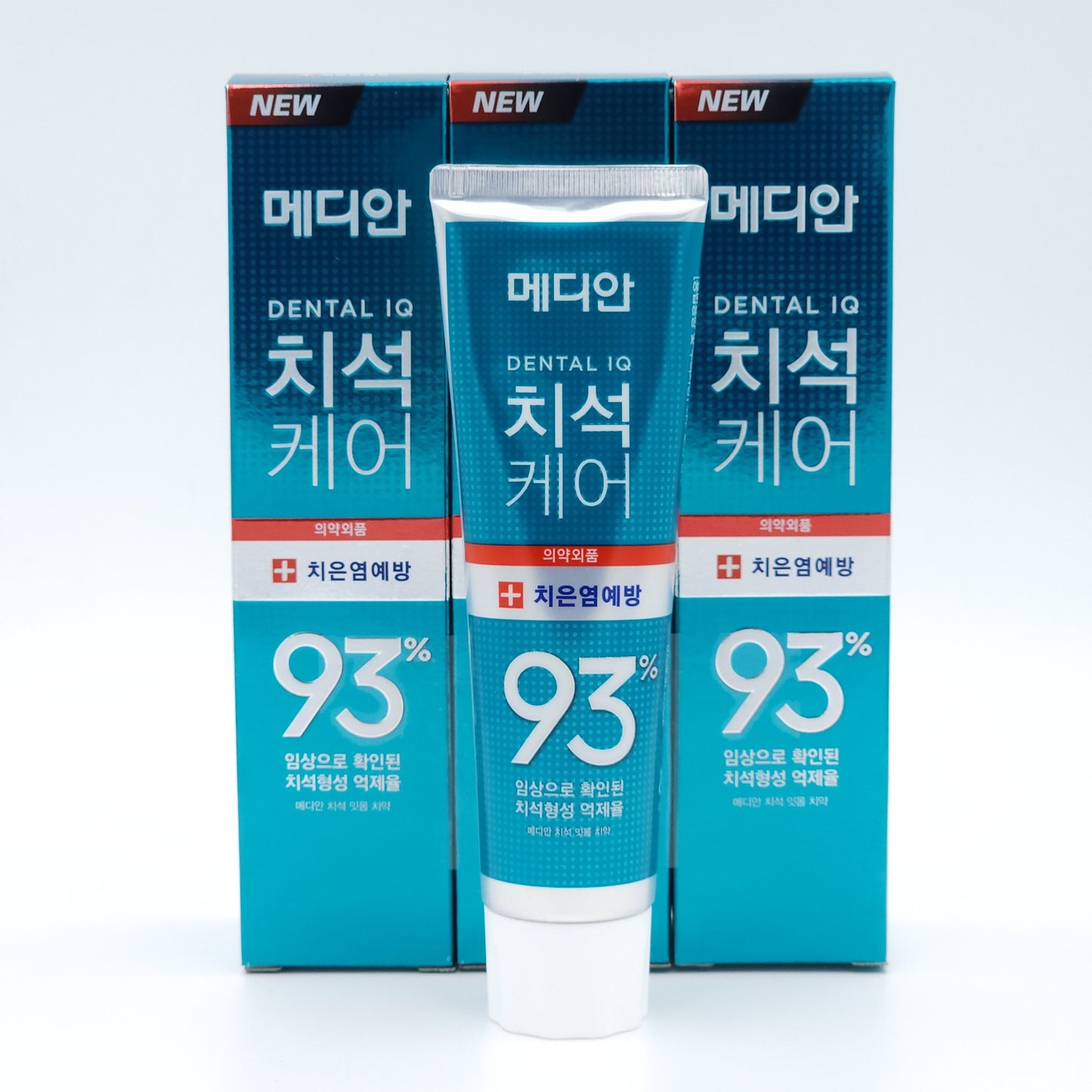 MEDIAN Dental IQ 93% Toothpaste 120g x 3ea 4 Type White Green Blue Red K-Beauty
