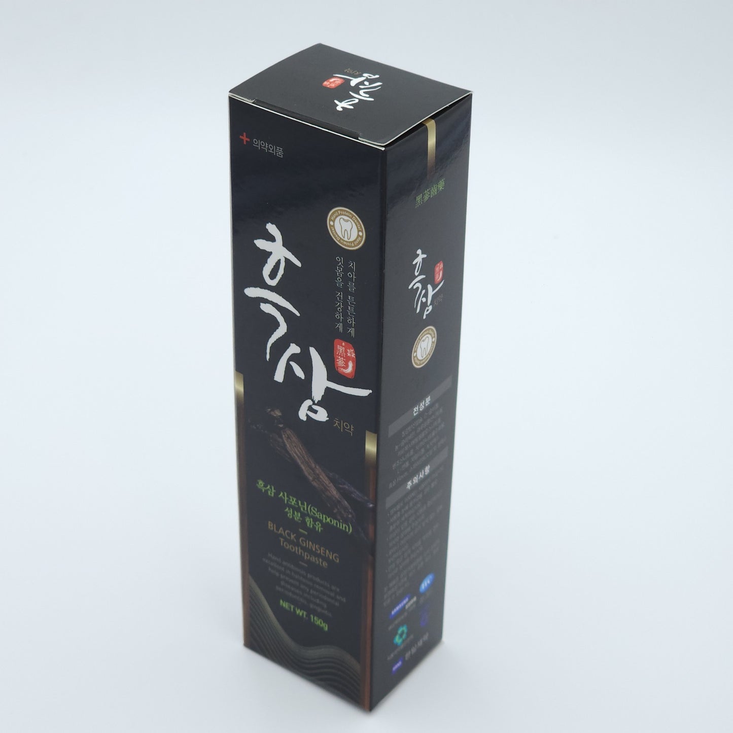HANIL Korean Black Ginseng Toothpaste 150g x 2ea Herbal Mint Oral Care