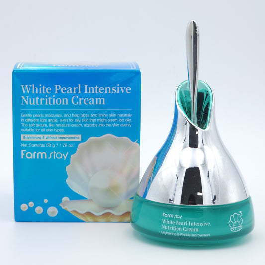 Farm Stay White Pearl Intensive Nutrition Cream 50g Anti Wrinkle K-Beauty