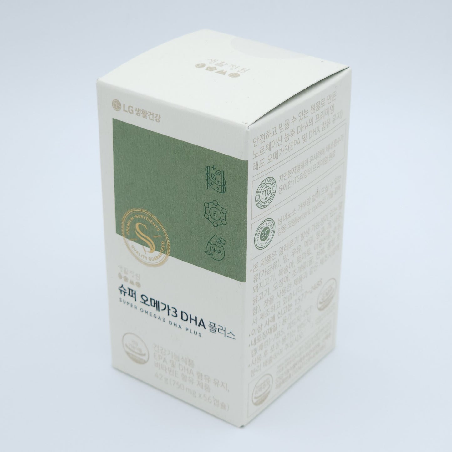 LG Vital Garden Super Omega 3 DHA Plus 750mg x 56 Capsule K-Beauty