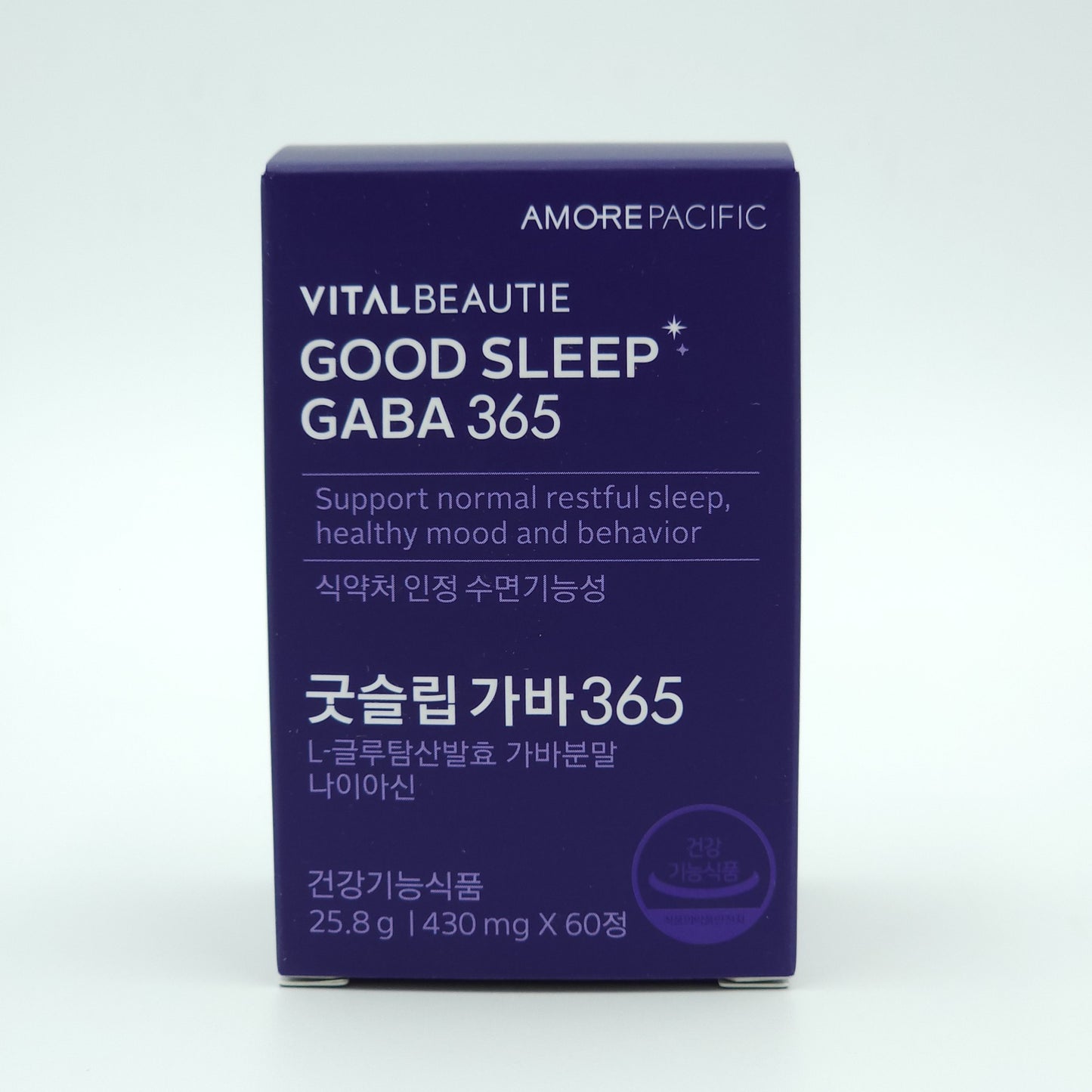 VITALBEAUTIE Good Sleep GABA 365 430mg x 60 Tablets K-Beauty