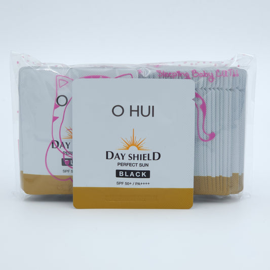 O HUI Day Shield Perfect Sun Black 1ml x 50pcs SPF50+ PA++++ Base Sun Cream
