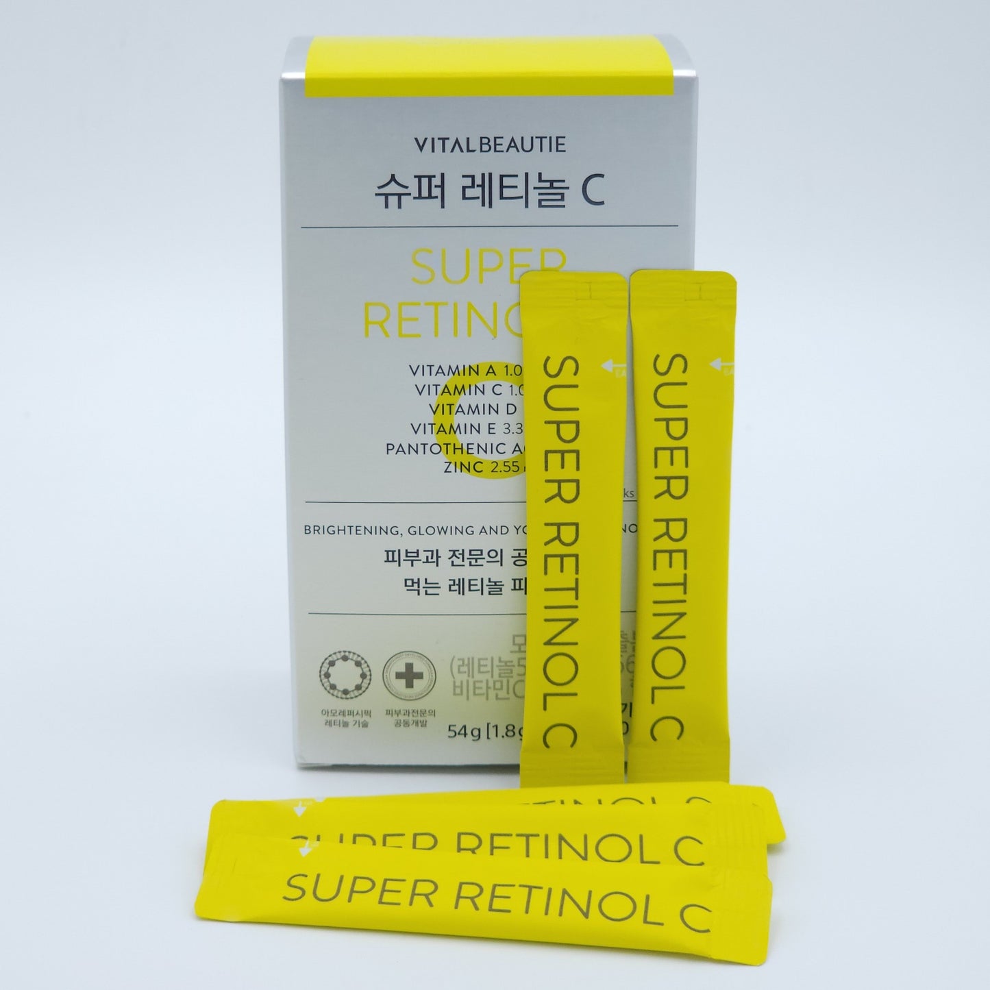 VITALBEAUTIE Super Retinol C Powder 1.8g x 30pcs Brightening Glowing K-Beauty