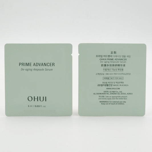 OHUI Prime Advancer De-aging Ampoule Serum 1ml x 60pcs