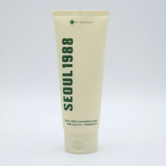 K-SECRET Seoul 1988 Cleansing Foam : Pine Cica 1% + Probiotics 150ml Gentle Cleanser