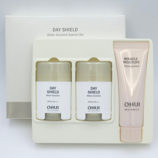 O HUI Day Shield Water Sunstick Special Set 3 Items SPF50+ PA++++ K-Beauty