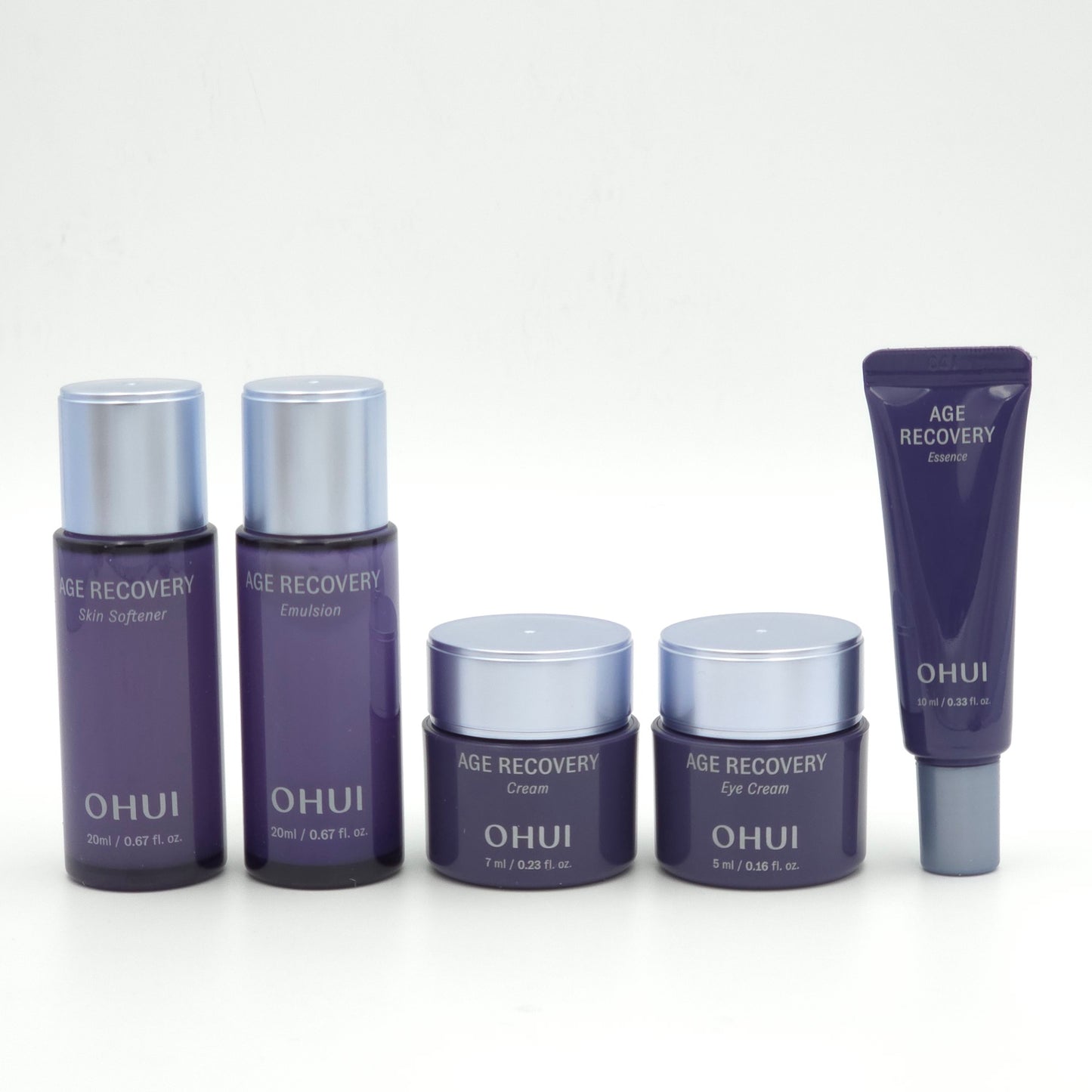 O HUI Age Recovery 5pcs Gift Set Anti Wrinkle Cream Emulsion Toner K-Beauty