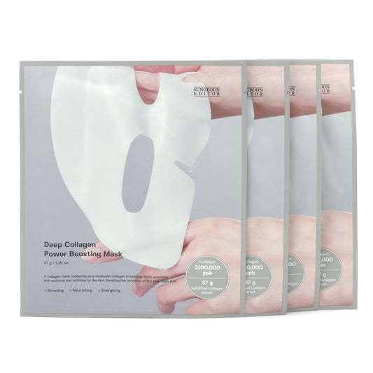 SUNGBOON EDITOR Deep Collagen Power Boosting Mask 37g x 4ea Hydrogel Firming