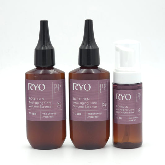 RYO Root:Gen Anti Aging Care Volume Essence Set Scalp Hair Treatment K-Beauty
