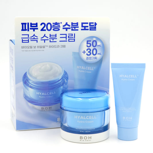 BIOHEAL BOH Hyalcell TM Hydra Cream Set 50ml + 30ml Moisturizing K-Beauty