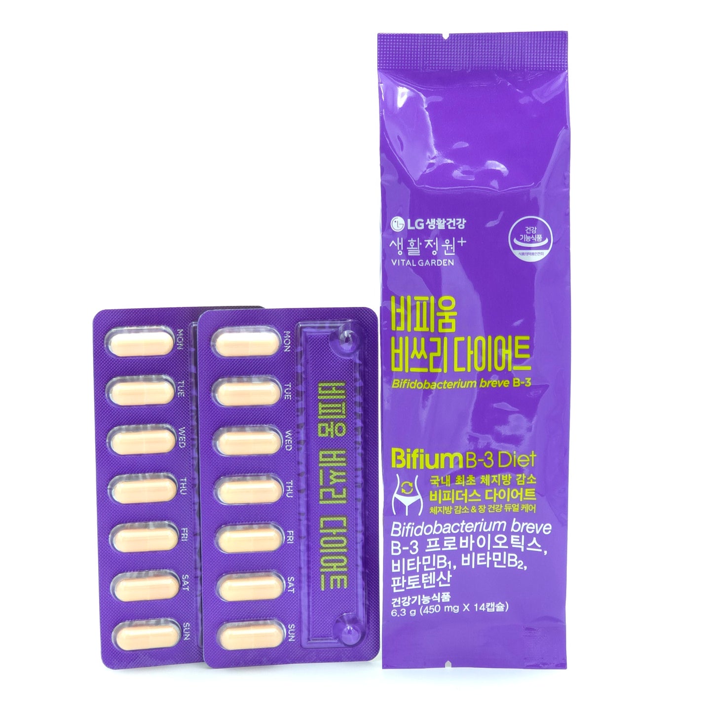 LG Life Garden Bifium B-3 Diet 450mg x 28 Capsule Body Fat K-Beauty