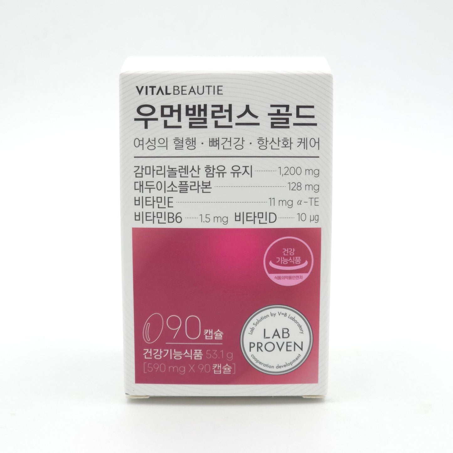 VITALBEAUTIE Woman Balance Gold 590mg x 90 Capsule Women's Health K-Beauty