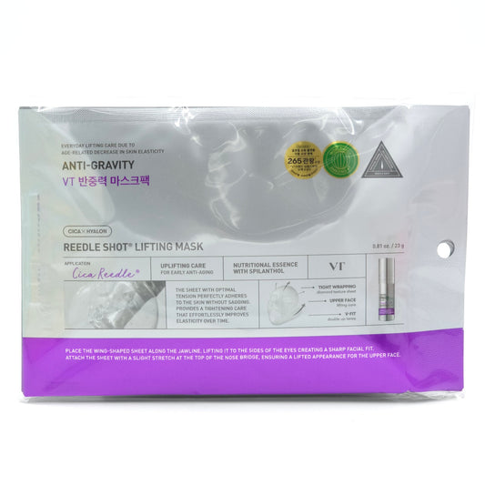 VT Reedle Shot Lifting Mask 23g x 5pcs Elasticity Tightening K-Beauty