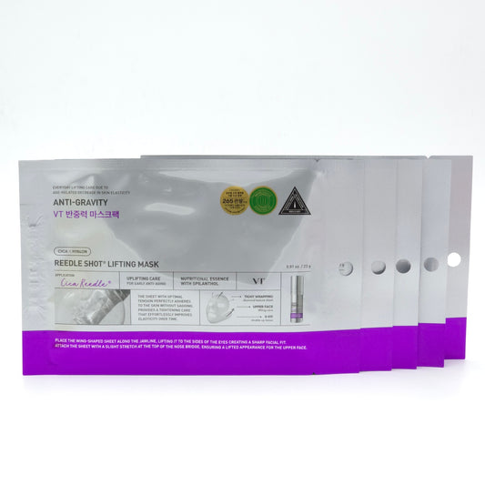 VT Reedle Shot Lifting Mask 23g x 5pcs Elasticity Tightening K-Beauty