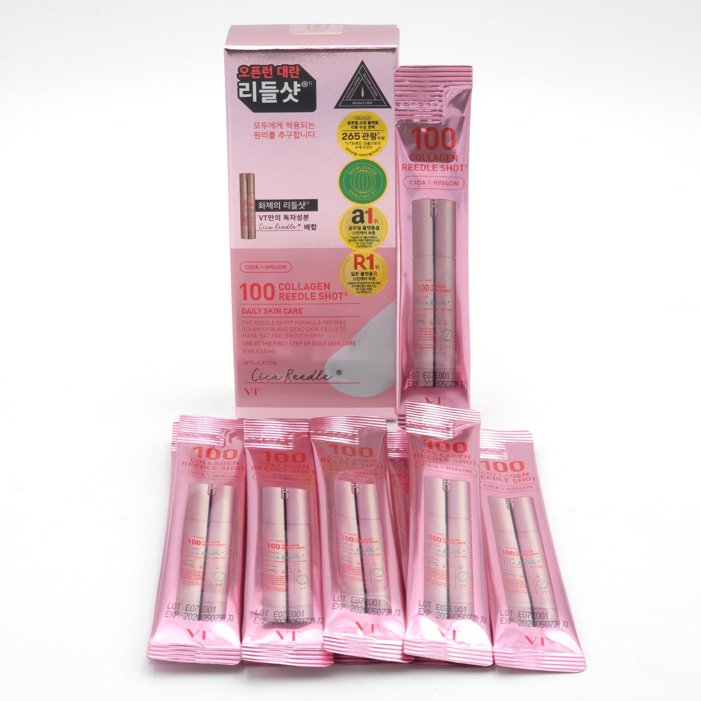 VT Collagen Reedle Shot 100 2ml x 10pcs Firming Elasticity K-Beauty