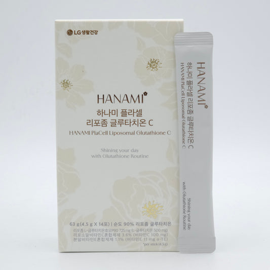 HANAMI PlaCell Liposomal Glutathione C 4.5g x 14pcs Brightening Shining Skin K-Beauty