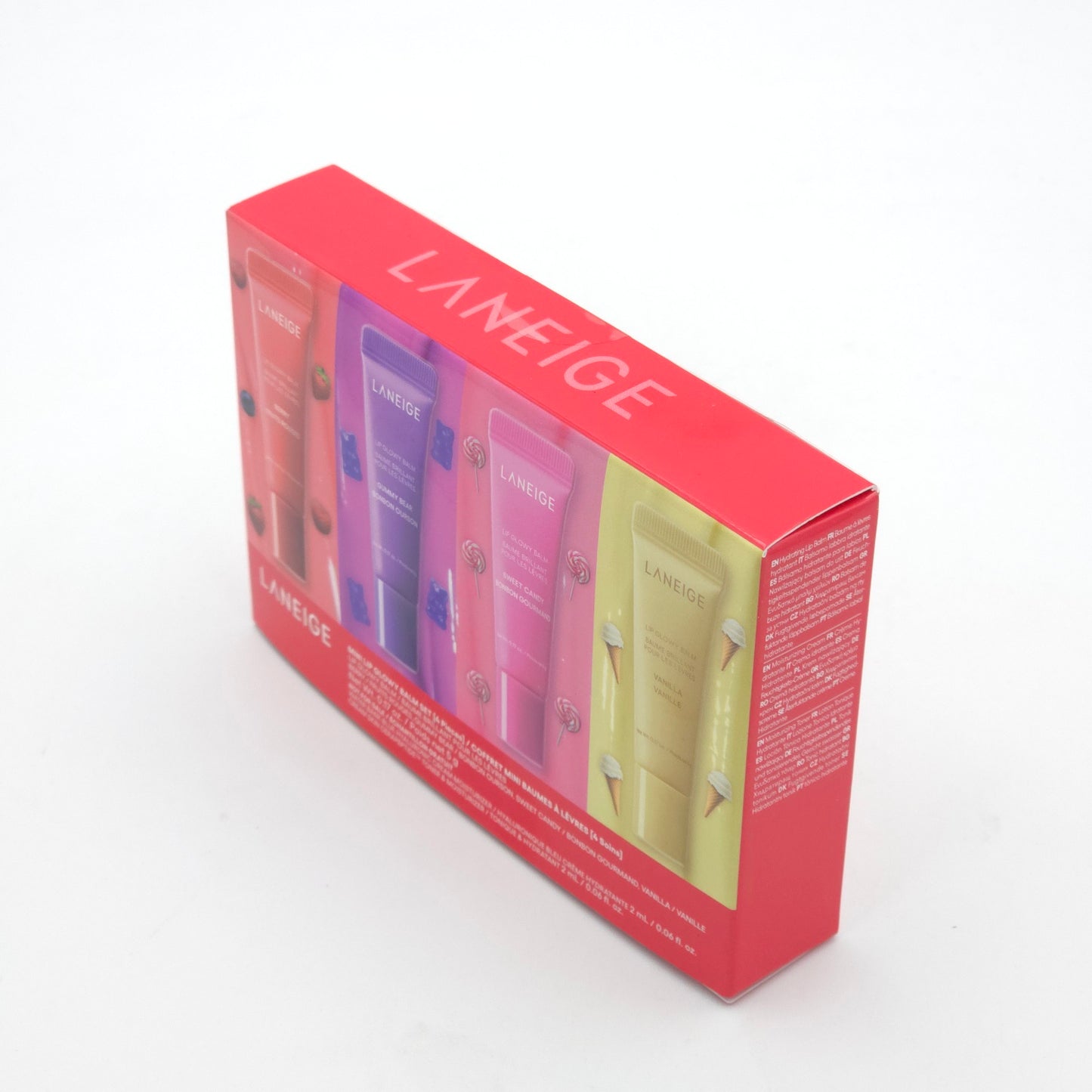 LANEIGE Mini Lip Glowy Balm Set 5g x 4ea Barry Gummy Bear Sweet Candy Vanilla K-Beauty