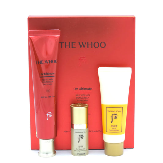 THE WHOO UV Ultimate Red Vitamin Sunscreen Special Set SPF50+ PA++++ K-Beauty