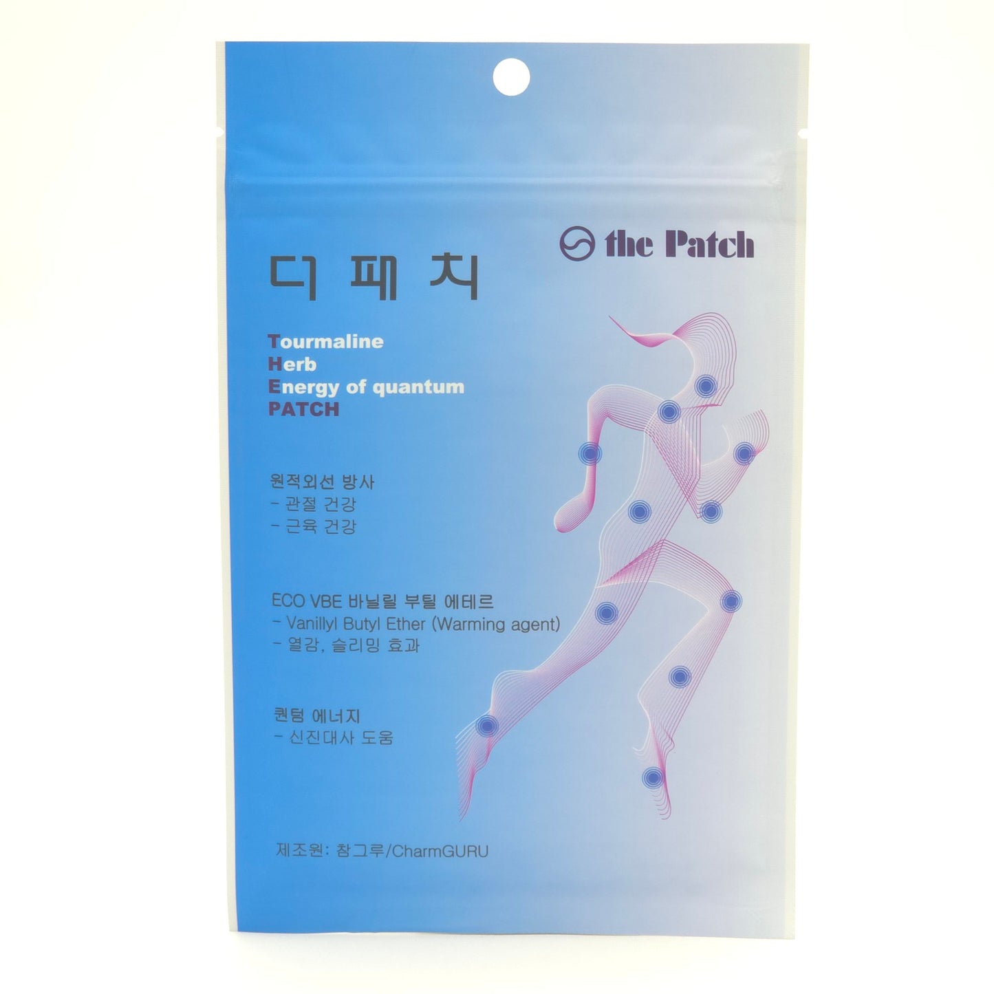 the Patch Tourmaline Herb Energy of Quantum Patch 30pcs K-Beauty