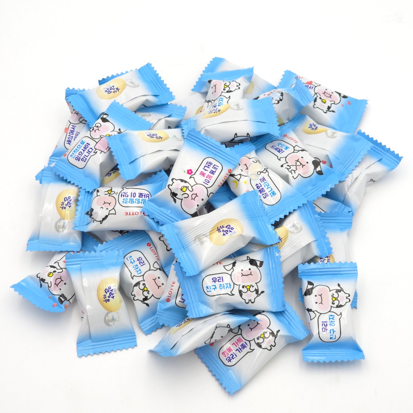 LOTTE Fluffy Candy Malang Cow Milk 158g K-Food