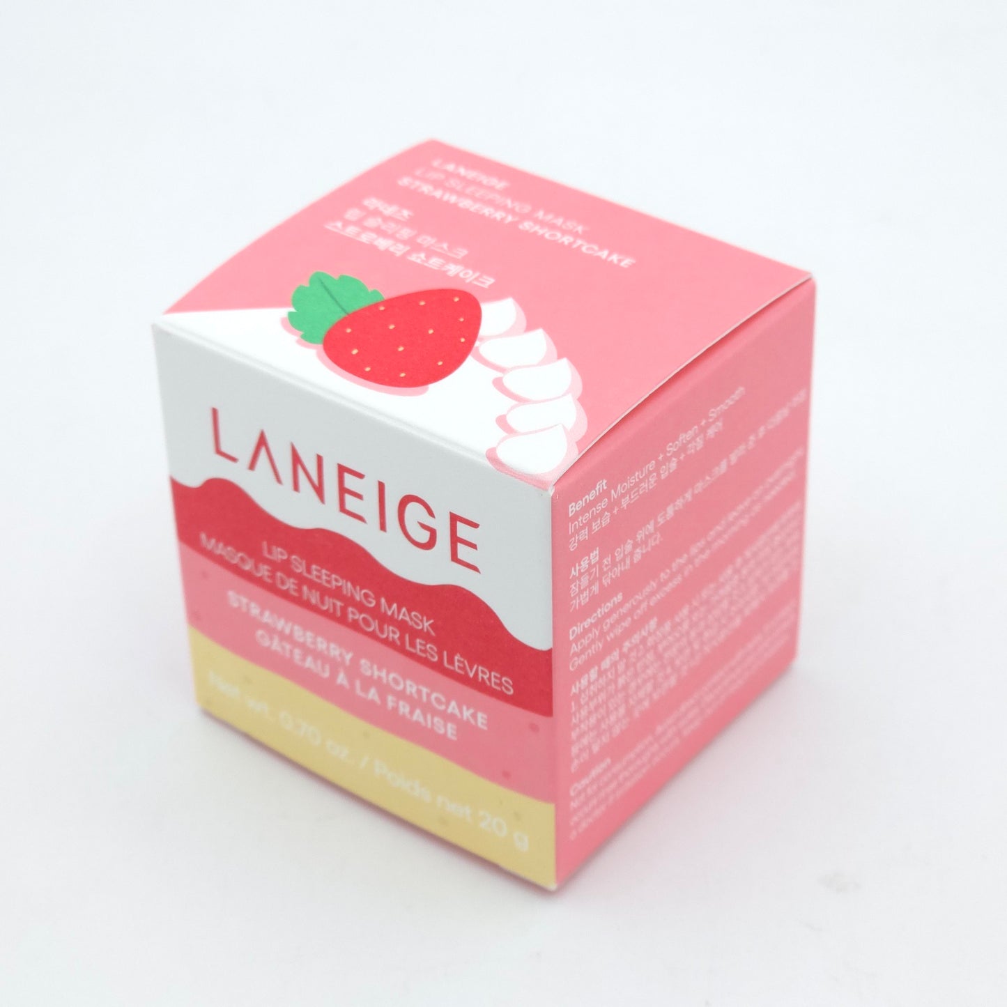 LANEIGE Lip Sleeping Mask Strawberry Shortcake 20g Smooth Moisture K-Beauty