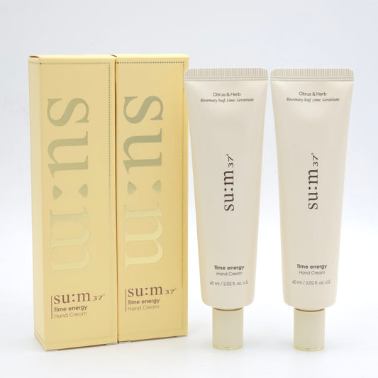 SU:M37 Time Energy Hand Cream Special Set 60ml x 2ea Moisturizing