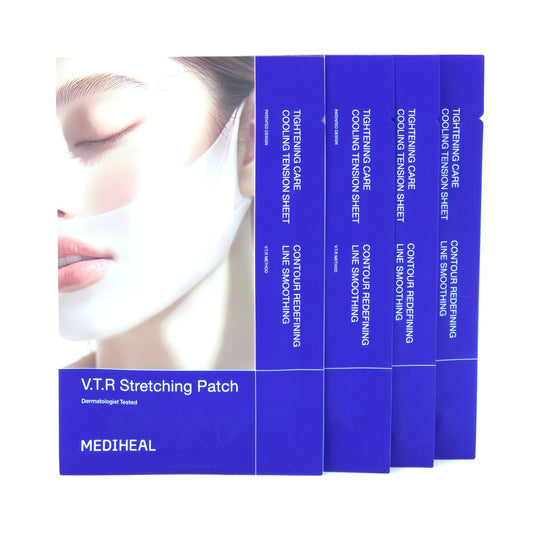 Mediheal VTR Stretching Patch 23ml x 4pcs Cooling Lifting Jawline Care Mask