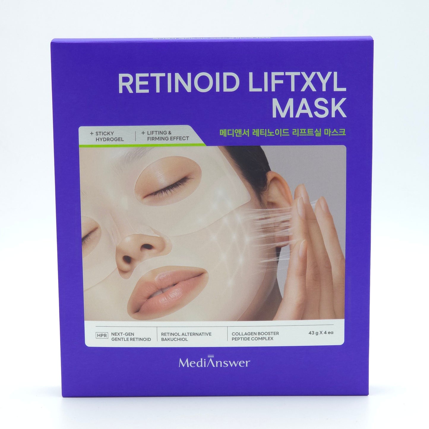 MediAnswer Retinoid Liftxyl Mask 43g x 4ea Lifting Firming