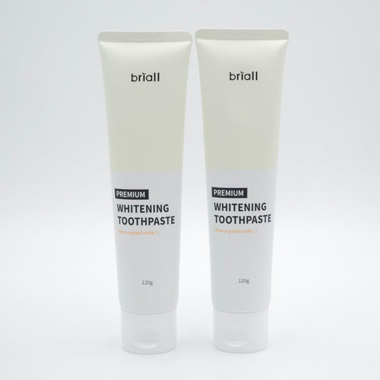 Briall Premium Whitening Toothpaste 120g x 2ea Fresh Breath Oral Care Mint Toothpaste