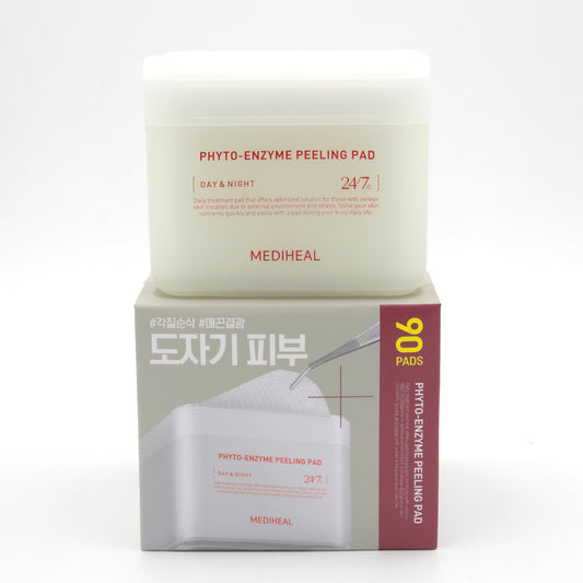 MEDIHEAL Phyto Enzyme Peeling Pad 100pads Gentle Exfoliating Pore Care