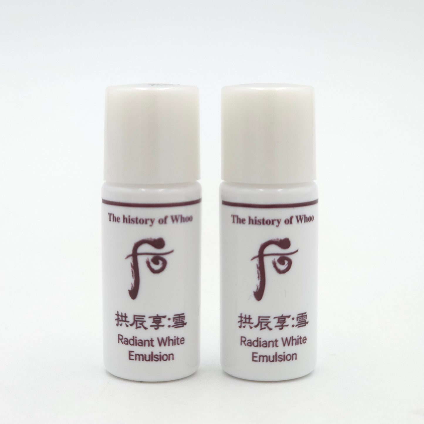 The history of Whoo Gongjinhyang Seol Radiant White Emulsion 5ml x 30pcs