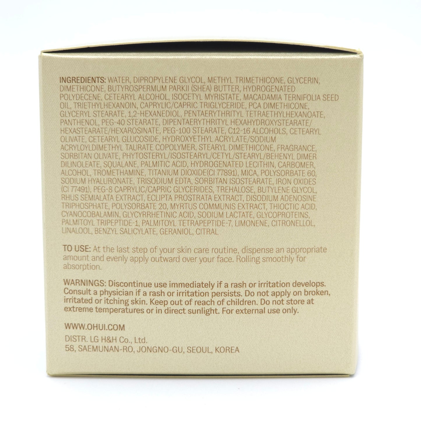 O HUI The First Geniture Cream Intensive 55ml Premium Moisturizing Face Cream