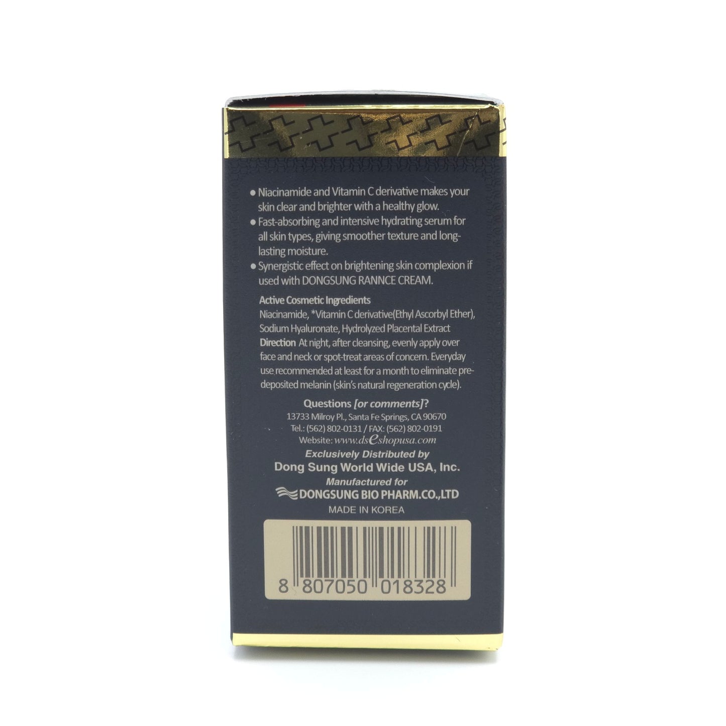 Dongsung Rannce C-Serum 45ml Brightening Facial Serum Niacinamide