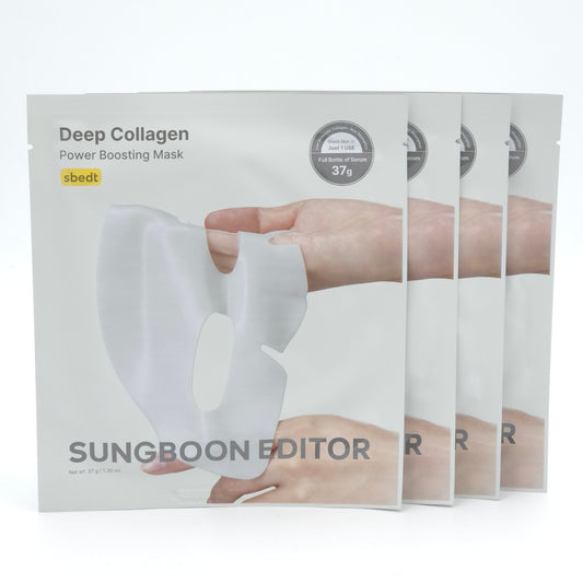 SUNGBOON EDITOR Deep Collagen Power Boosting Mask 37g x 4ea Hydrogel Firming