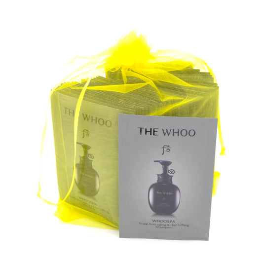 The history of Whoo WHOOSPA Scalp Anti-aging & Hair Lifting Shampoo 7ml x 30pcs