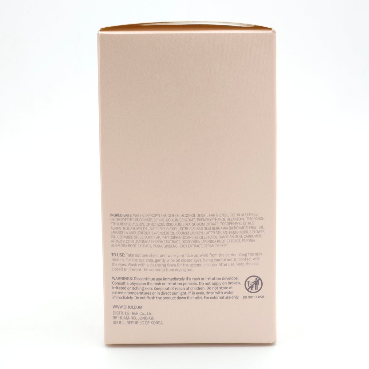 O HUI Miracle Moisture Cleansing Sheet 100 Sheets