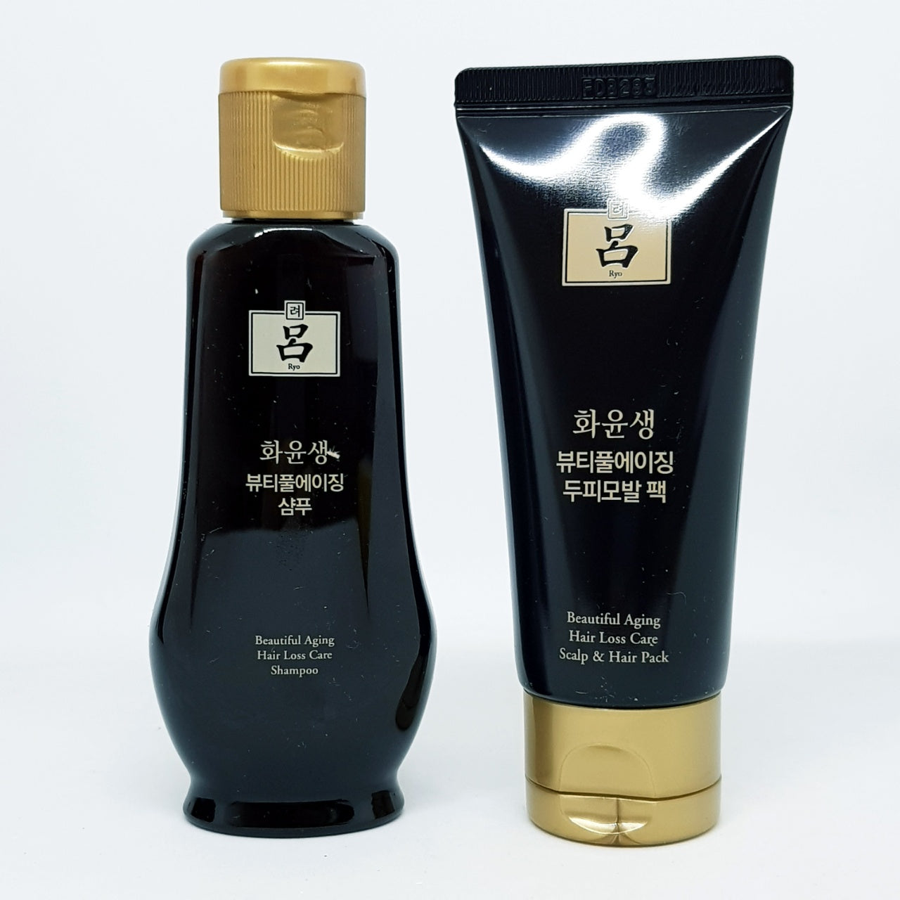 Amore Pacific Ryo Hwayoon Beautiful Aging Hair Loss Care Shampoo & Hair Pack Set