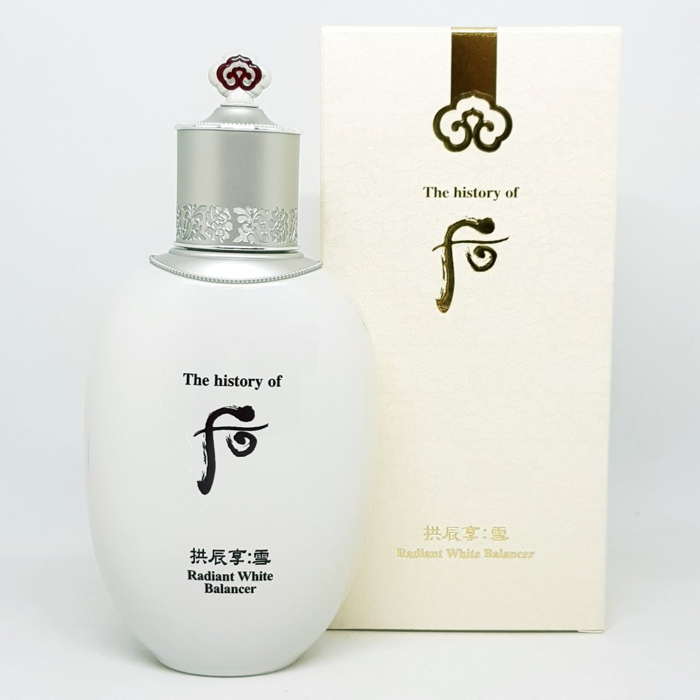 The history of Whoo Gongjinhyang Seol Radiant White Balancer 150ml