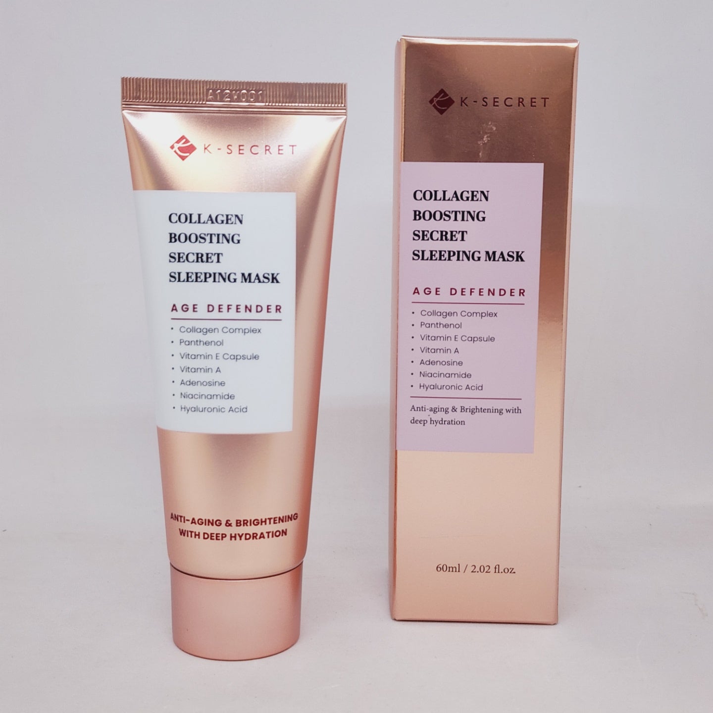 K-SECRET Collagen Boosting Secret Sleeping Mask 60ml Overnight Hydration Care