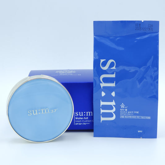 SU:M37 Water-full Mesh Cushion Glow SPF50+ PA+++ #02 Natural Beige Moisture K-Beauty