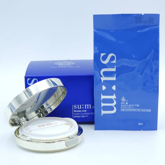 SU:M37 Water-full Mesh Cushion Glow SPF50+ PA+++ #02 Natural Beige Moisture K-Beauty