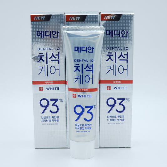 MEDIAN Dental IQ 93% Toothpaste 120g x 3ea 4 Type White Green Blue Red K-Beauty